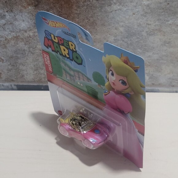 Hot Wheels Super Mario Character Car Princess Peach 2021 - Picture 7 of 9